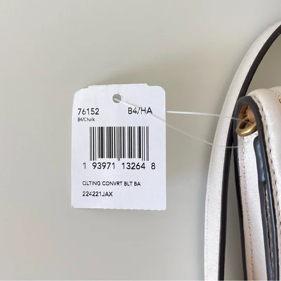 NWT Coach Convertible Belt Bag in Chalk - Picture 13 of 16